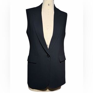 Women’s Black Blazer vest